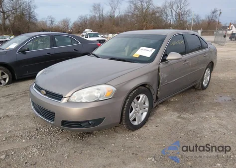 2006 Chevrolet Impala Lt из США, поврежденный, VIN 2G1WC581769306793